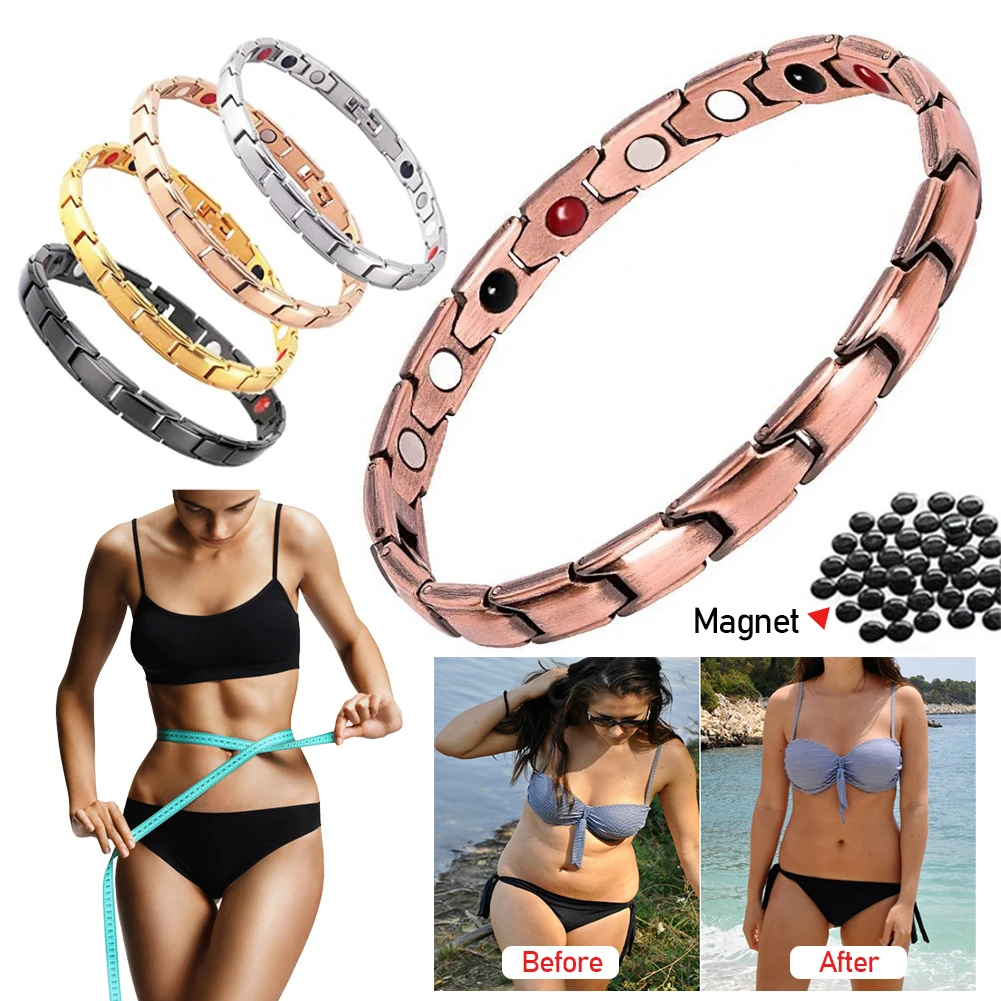 Slimming Weight Loss Sleep Aid Bracelet Retro Creative Magnetic Bracelet Therapy For Women Pain Relief health care