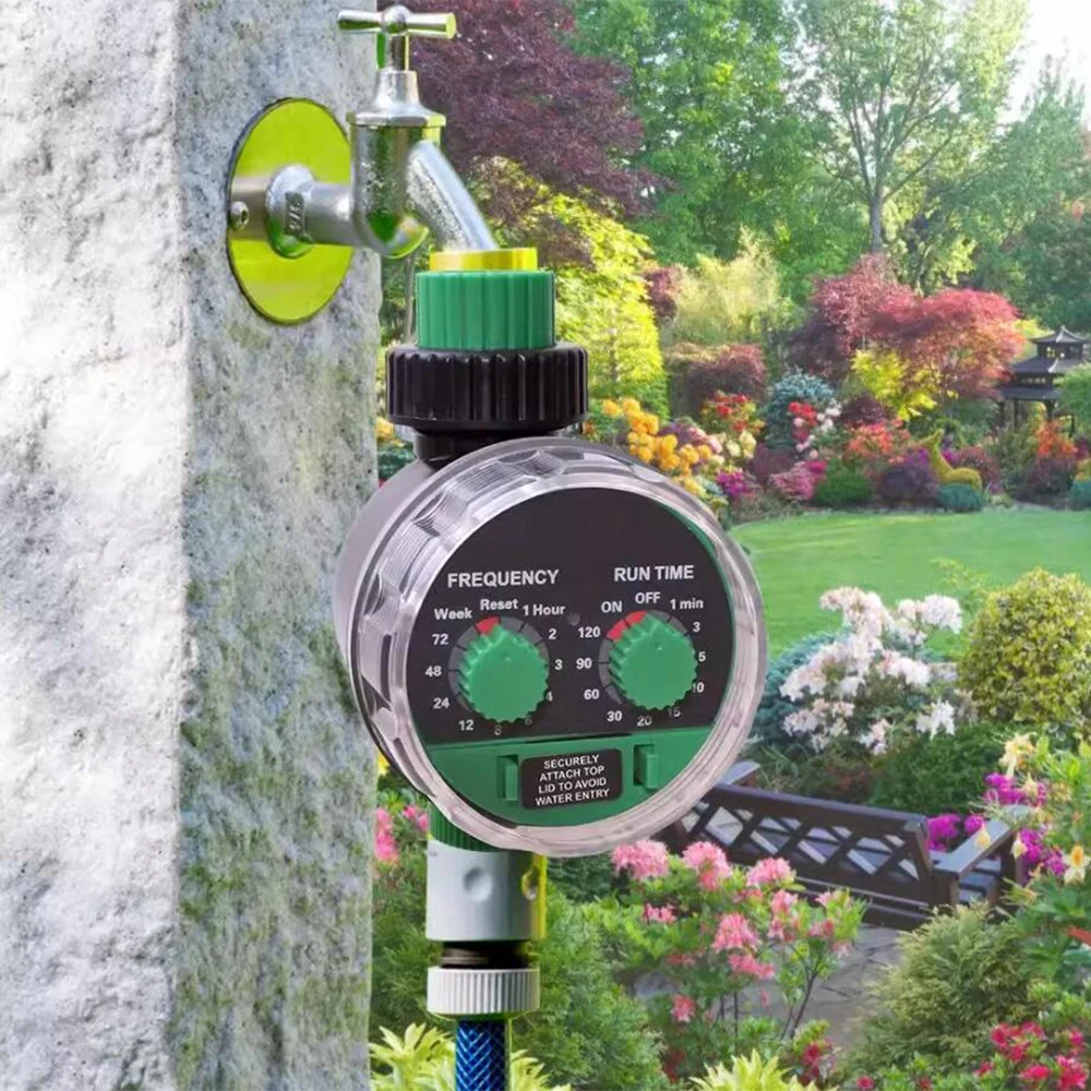 Garden Ball Valve Automatic Electronic Watering Timer Home Garden Irrigation Timer 0 Water Pressure Working Controller System - 2