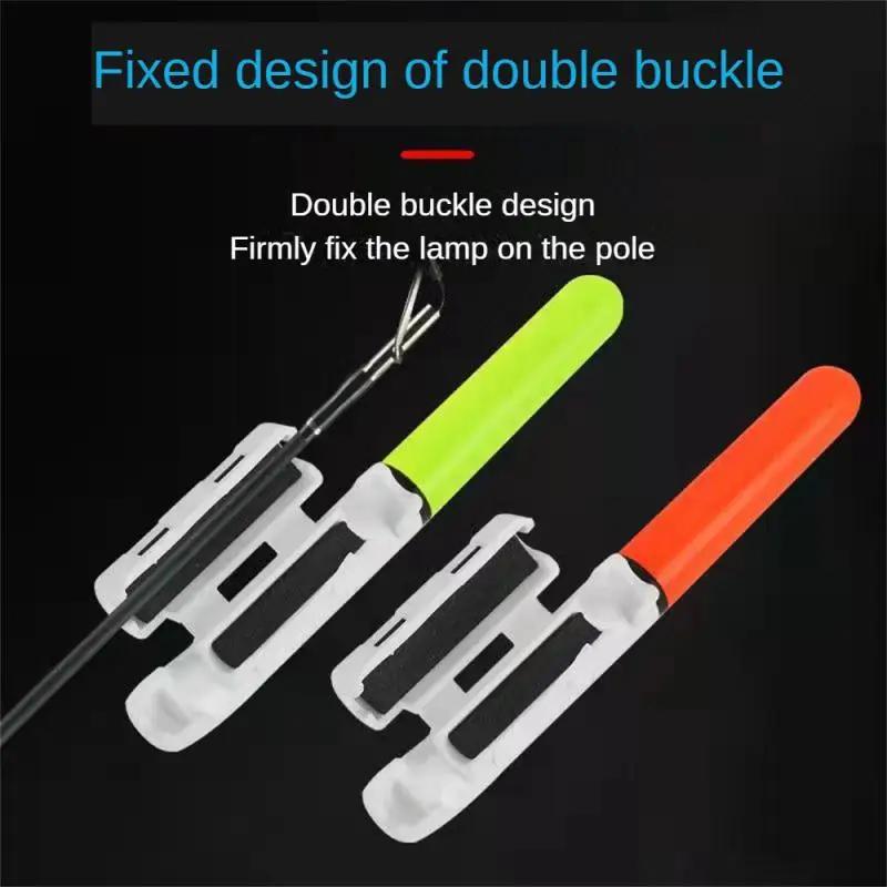 Fishing Rod Bite Alarm 2PCS Luminous Light Twin Bells Clip On Night Fishing Rod Bite Alarm Portable fast fishing rod fishing Tackle Fishing