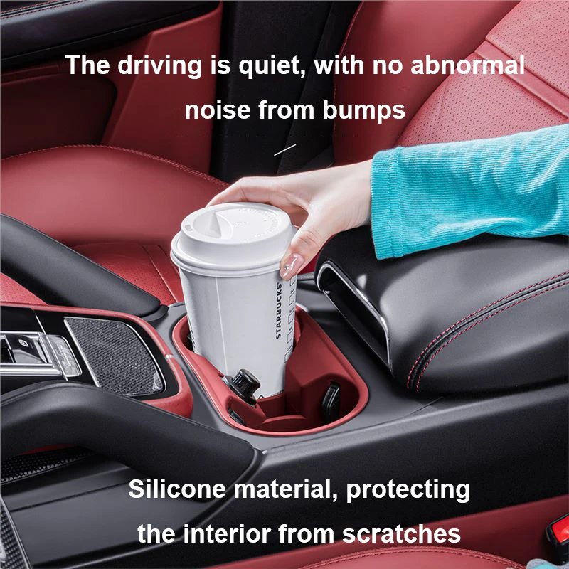 포르쉐 카이엔 2018 2019 2020 2021 2022 2023 2024 실리콘 자동차 컵 거치대 센터 콘솔 병 거치대 삽입 미끄럼 방지 패드