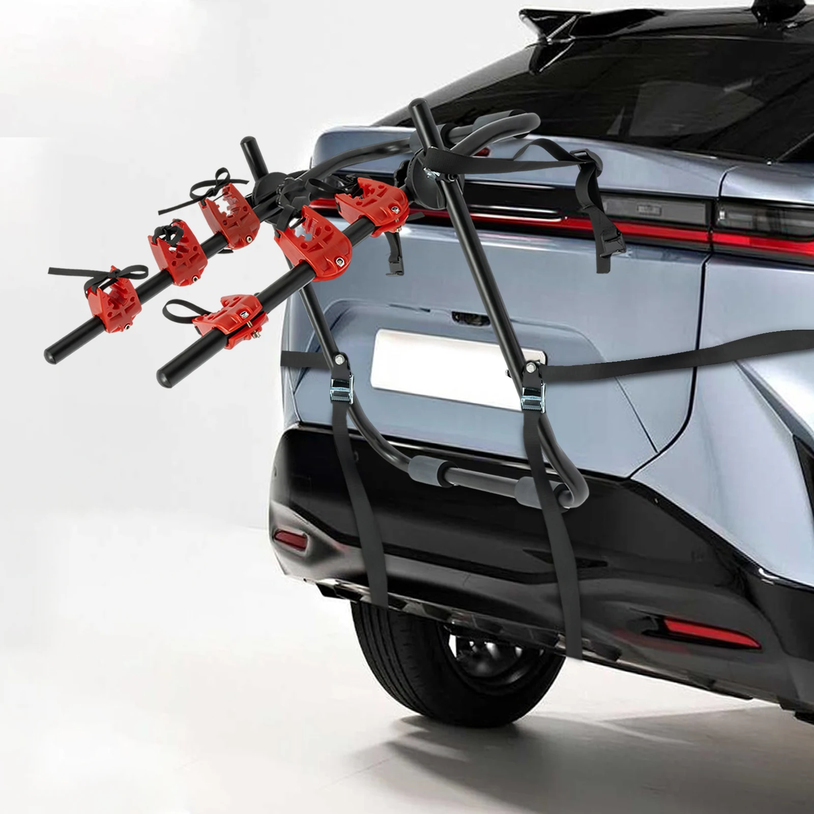 Sturdy Arm Trunk Mount Bike Carrier Rack Hatchback Rear Holder for AUTO SUV & Car Vehicle Mounted Bicycle Frame 20kg