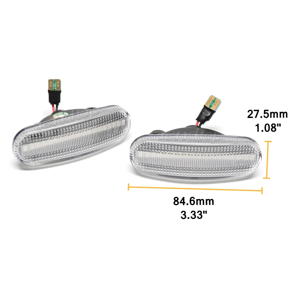 รูปสินค้า ไฟเลี้ยว LED สีเหลืองอำพัน แบบไดนามิก สำหรับรถยนต์หลายรุ่น