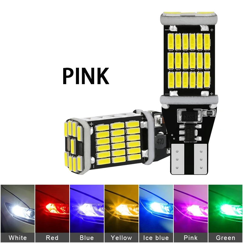 ตัวเลือกสินค้า รถ T15 W16W 921 912 T16 902 หลอดไฟ LED ความสว่างสูงเปลี่ยนย้อนกลับไฟเลี้ยวรถจักรยานยนต์ด้านข้าง MARKER 12V 24V