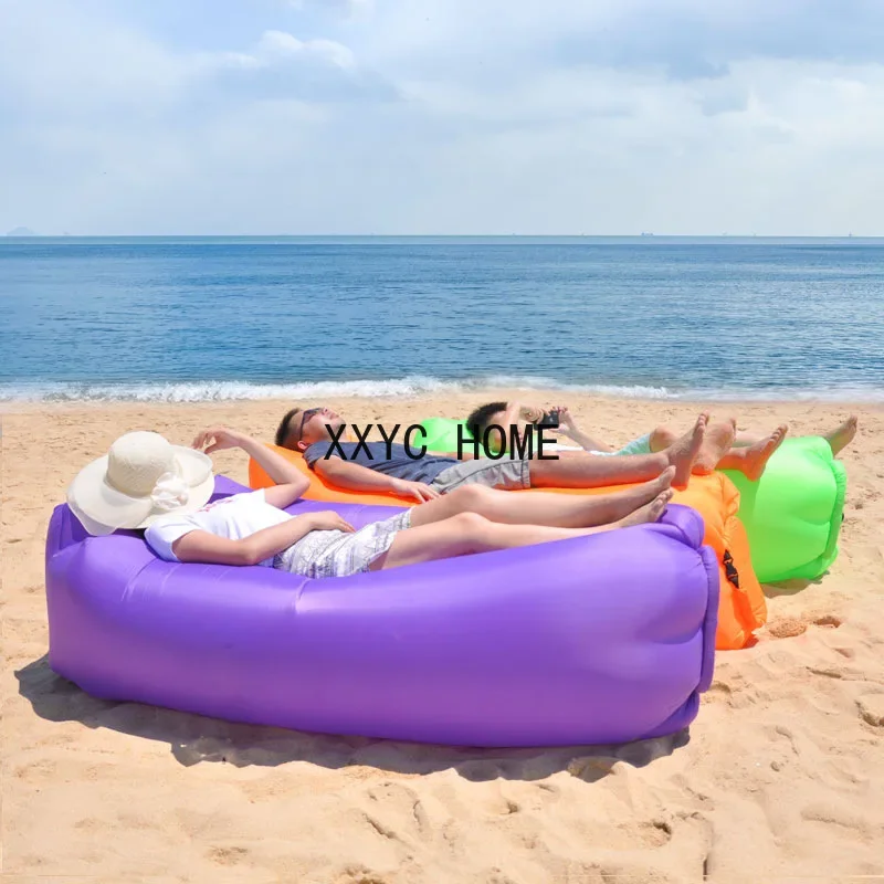 Beach Picnic Inflatable Outdoor Bean Bag Sofa Single-person Lazy Outdoor Sleeping Pad Ultralight Portable Adult Air Mattress