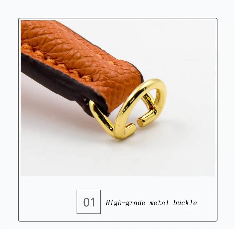 18cm 19cm 20cm DIY Detachable Bag Handles Totes Handbag custom Genuine Leather Bag Strap Handbag Replacement Belt Accessories