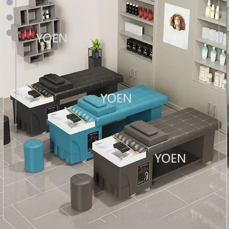 

Hairdressing Shampoo Chairs Professional Aesthetic Spa Shampoo Chairs Salon Barbershop Bed Kappers Stoel Furniture Spa GY50GP