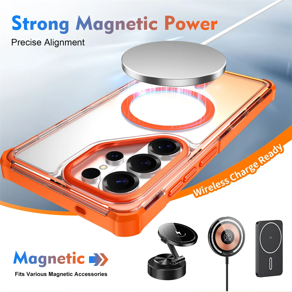 Enhanced Gradient Symmetry Rugged Armor Shockproof Protective Cover