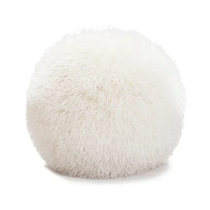 Ins Cute Bow Cushion Solid Color Princess Seat Chair Cushion Sofa Decorative Throw Pillows Pompom Cushions 5