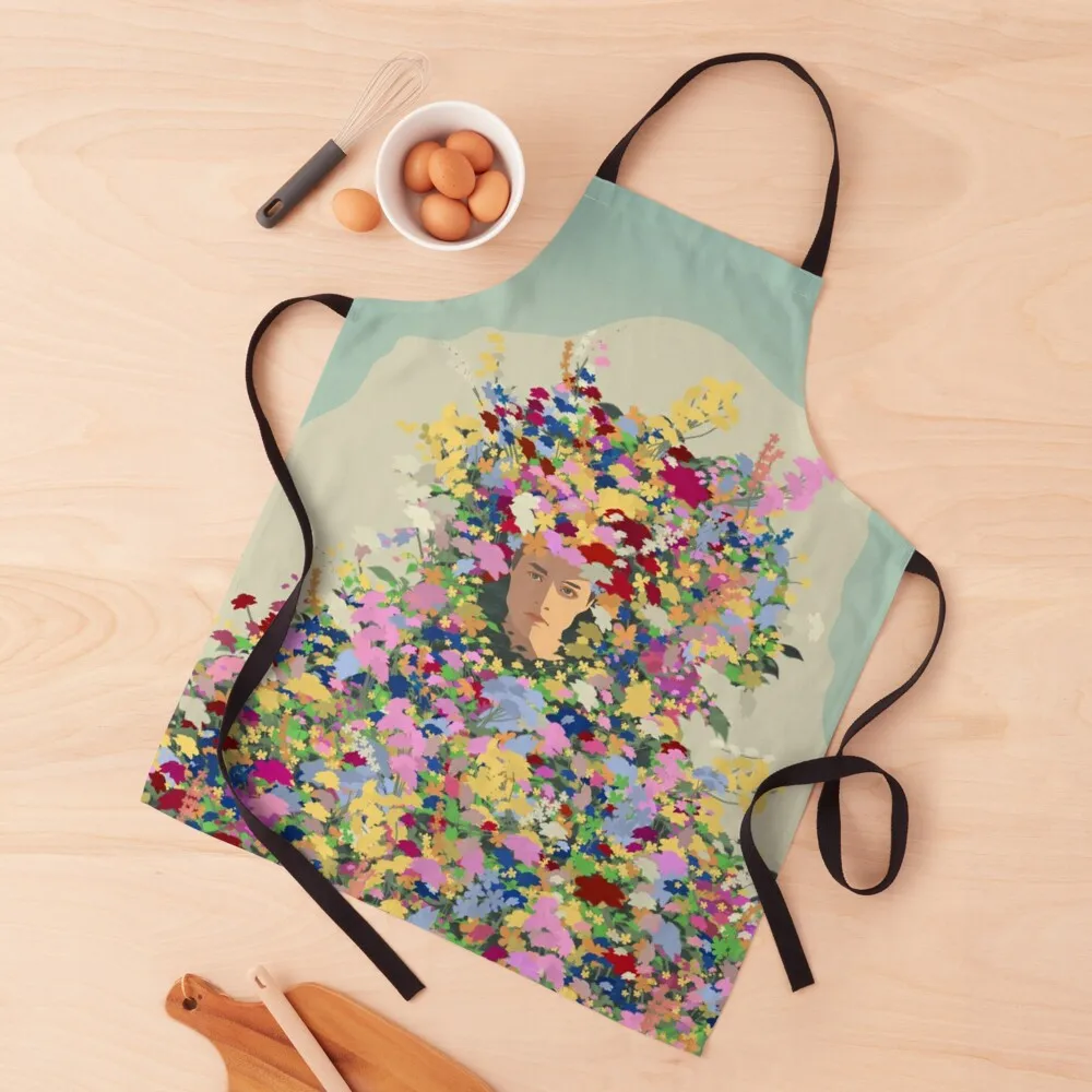 

Midsommar Fan Art HD Apron Kitchen New 2022 Year Household Items Kitchen Waterproof Kitchen Apron For Women