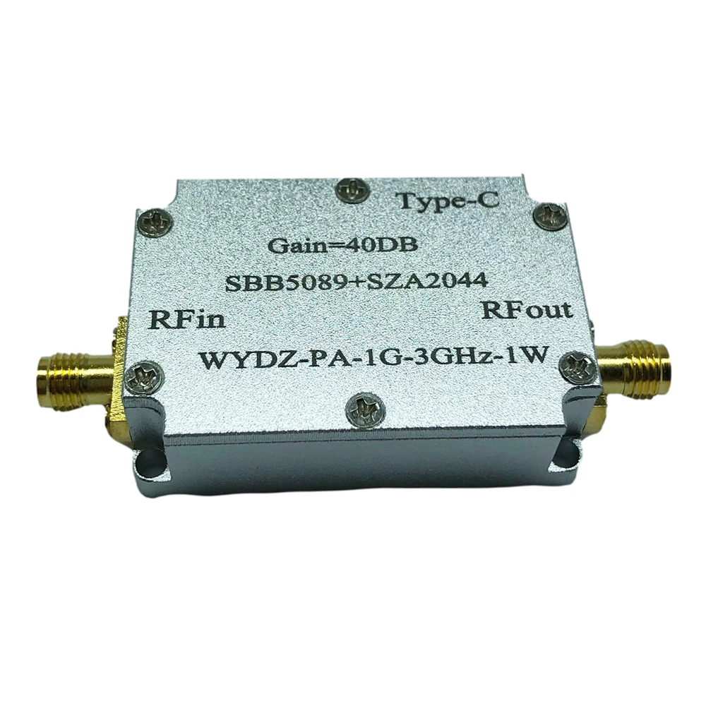 

Микроволновый односторонний усилитель мощности SBB5089 + SZA2044 RF усилитель мощности 2,4 ГГц 1 Вт 30 дБм