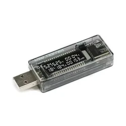 USB Tester & Charger Capacity Meter - Current & Voltage Analyzer - 10Pcs (Black)