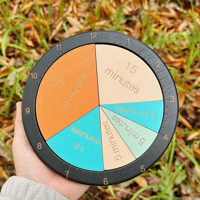 Children Fractional Decomposition Board Math Toys Montessori Parish Educational Learning Teaching Aids Toys For 7-14 Year Olds