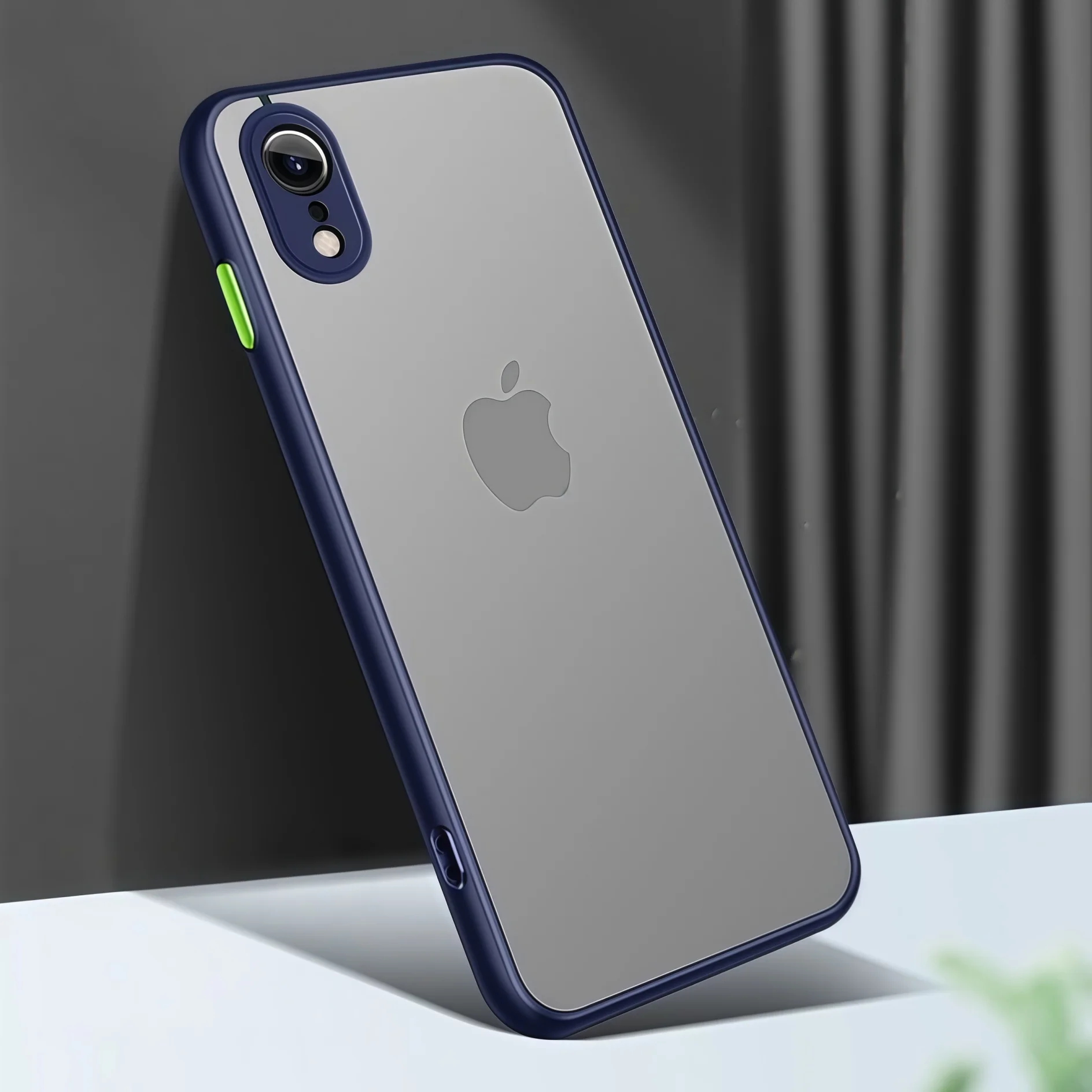 Translucent Matte Slim Shockproof Protective Phone Case - Fashionable Skin-Feel Design
