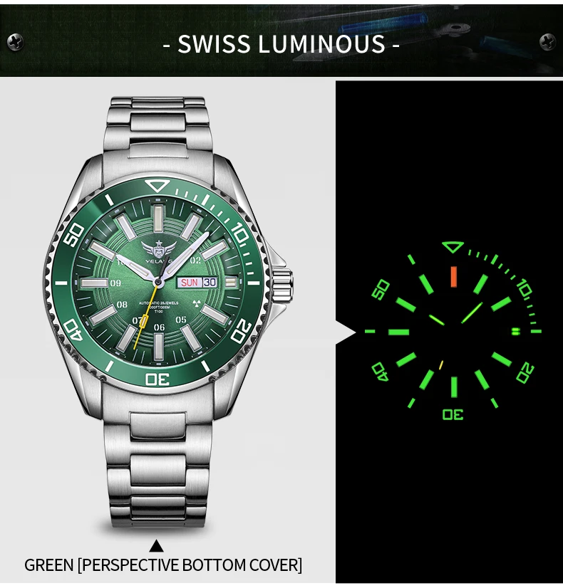 Yelang-Montre De Plongée Étanche À Mouvement Existent Pour Homme, Lunette Rotative, Céramique Shoe, 300M, 44Mm, V1032 25 Se231A7Fe7Df74A149Ae7Bac1D0B72Dbe5