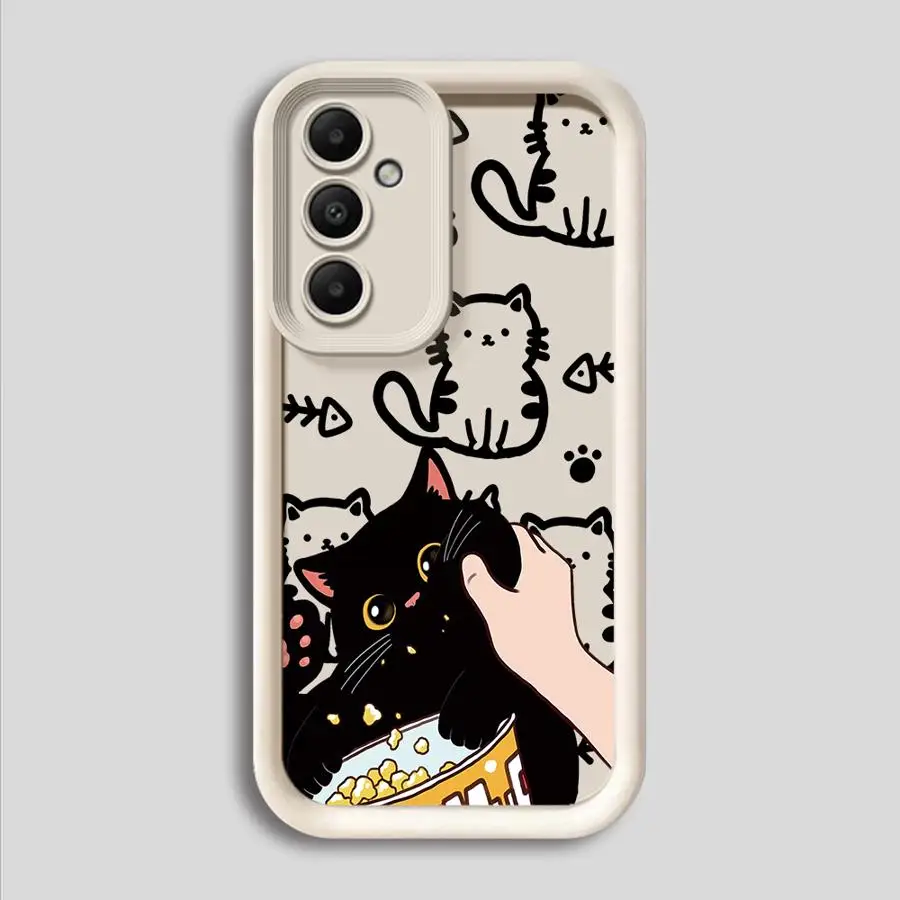 Soft Cartoon Cute Little Cat Phone Case