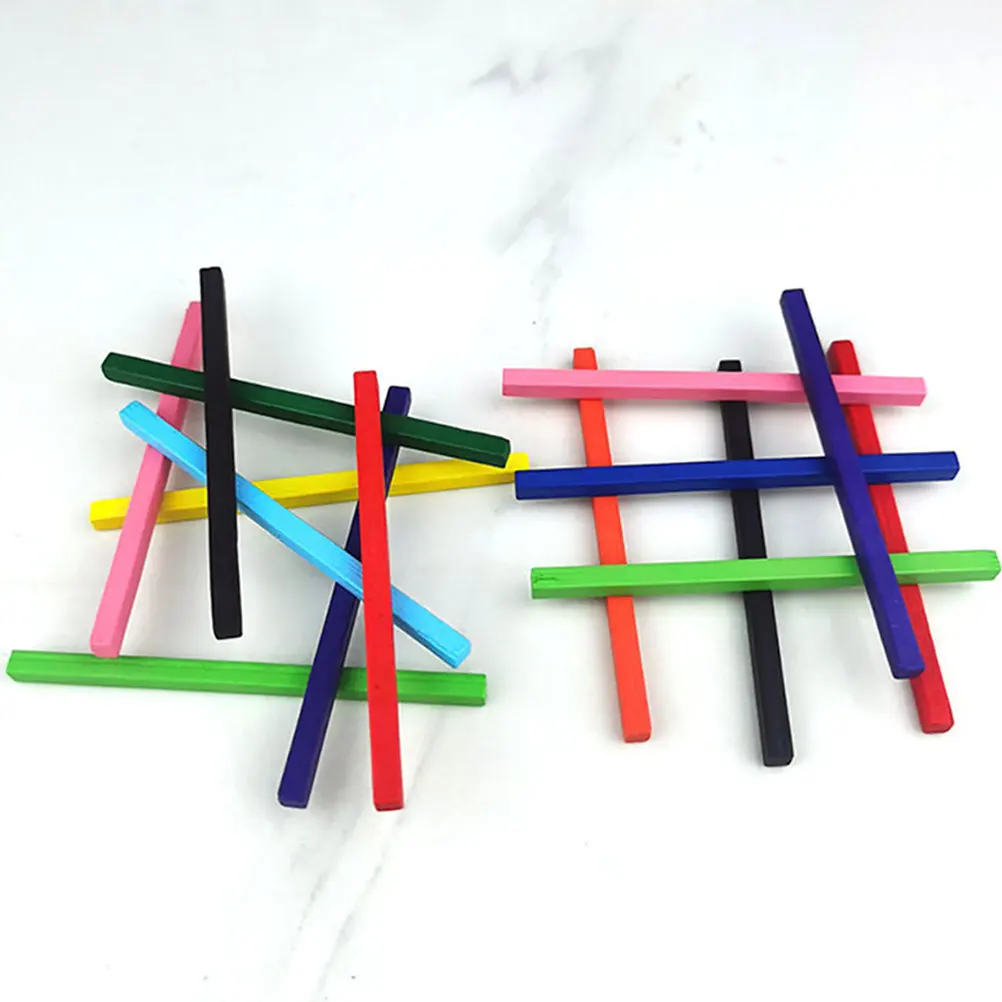 1세트 산술 막대 어린이용 수학 학습 키트 38세 어린이를 위한 숫자 연결 도구 수학 능력 개발