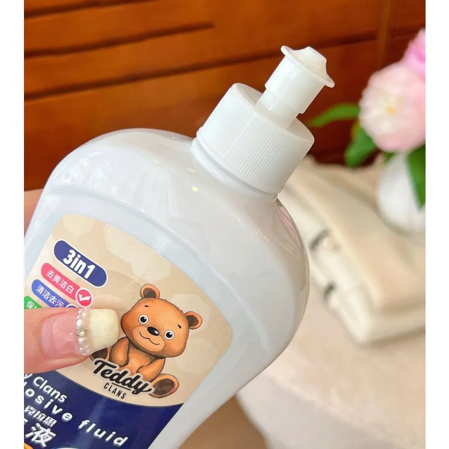 Explosive liquid Teddy Clace laundry Stain Remover Powerful whitening and yellow cleaner for mothers and babies