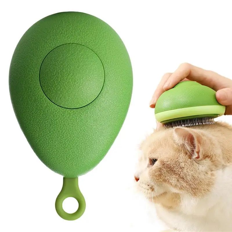 Lemon Shape Pet Hair Removal Brush Cat Slicker Brush Grooming Comb Self Cleaning Dog Massage Particle Needle Dogs Cats safari self cleaning cat slicker brush 1 slicker brush