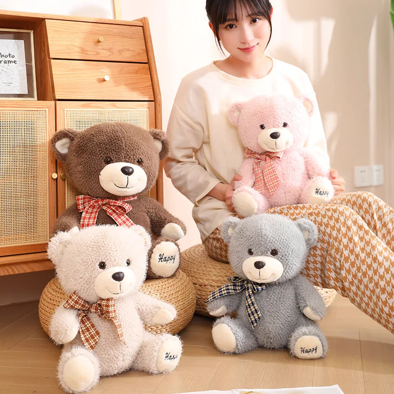 

1pc 23/30/40cm Lovely Bow-Knot Teddy Bear Doll Stuffed Animal Bear Plush Toys Present Lovers Girls Birthday Baby Gift