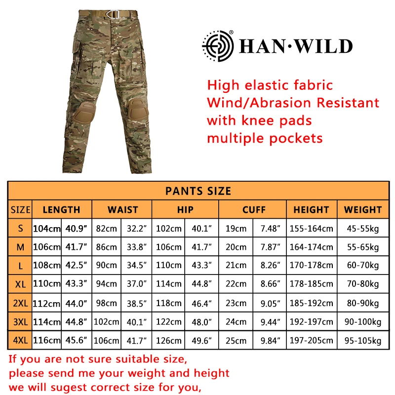 Outdoor-Sport G3 Kampf hose mit Knies chützern Airsoft taktische Hose Multi-Pocket Cargo hose Männer Outdoor-Wander hose