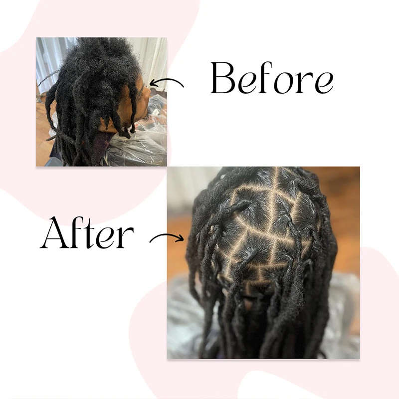 Locking Gel 9.5oz Strong Hold No Flaking & Build-up Control Frizz Tame Flyaways Braid Conditioning Cream Dreadlocks Moisturizer 4