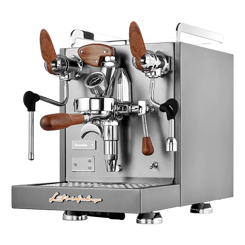 Gemini Penguin Commercial Semiautomatic Italian Coffee Machine CRM3124G Milk Tea Shop Onsite Grinding Coffee Steam Machine 5
