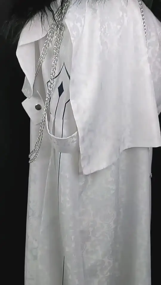 FC6Game Genshin Impact Tartaglia Доктор Косплей Костюм Плащ Одиннадцать Fatui Harbingers White Manteau Lord Childe