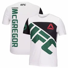 2022 Sports Boxing Sanda Conor McGregor MMA Rashguard Short Sleeve Polyester Quick Dry T Shirt Mixed Martial Arts Championship