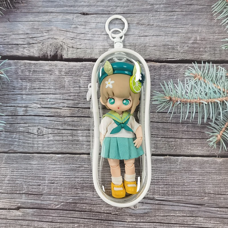 Clear Nendoroid Doll Bag Transparent Kawaii Girl Outdoor Pouch For OB11 BJD Anime Cartoon Dolls Plushy Little DIY Toys 3