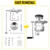 Manual Oil Press Stainless Steel Oil Press Machine Nut and Seed Oil Press Household 6