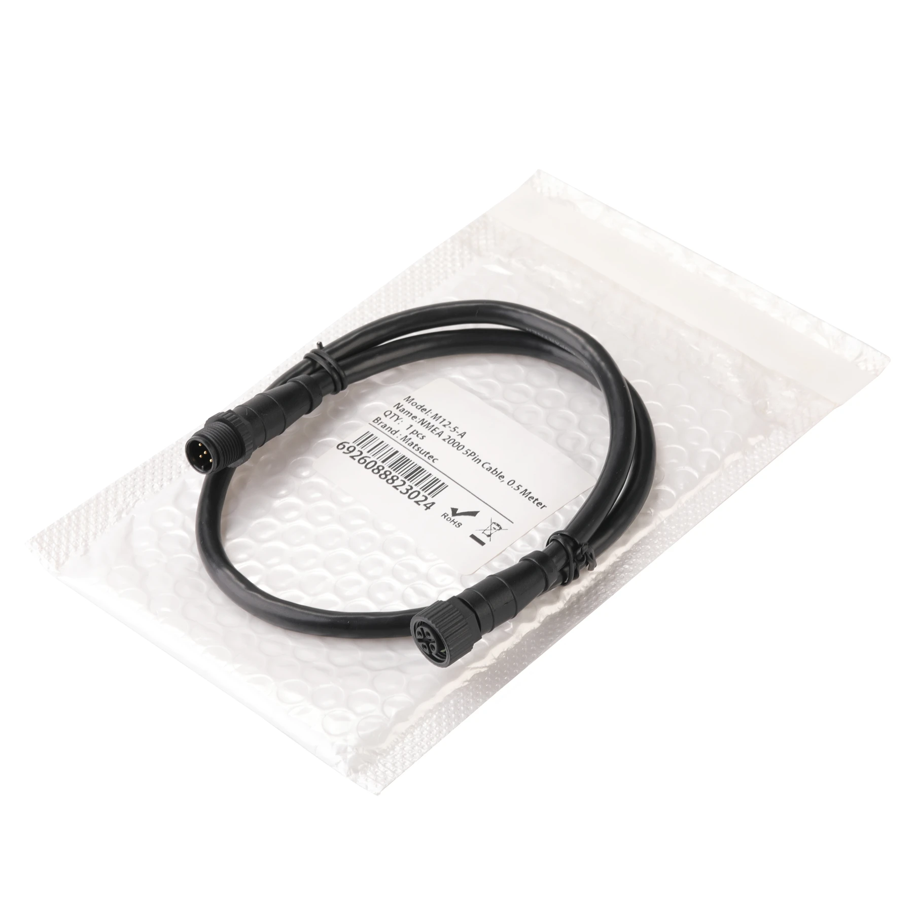 Cable Conector T Marino NMEA 2000 N2k IP67 M12 5 Pin Macho A Hembra Cable Divisor En T Para Garmin Lowrance Simrad - AliExprs