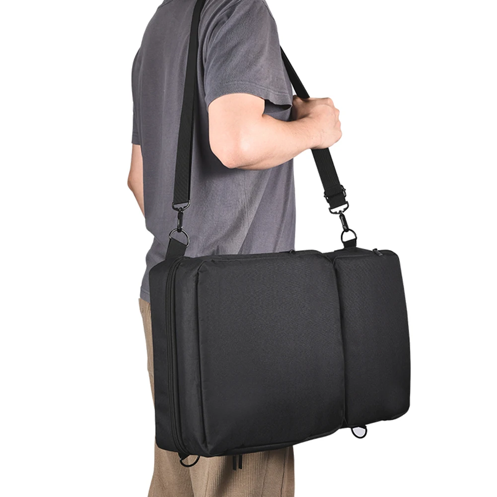 Portable Protective Case Turntable Carrying Case DJ Controller Case for Pioneer DDJ-FLX4/400/SB3 Roland DJ-202 Dustproof Carrying Storage Bag with Shoulder Strap