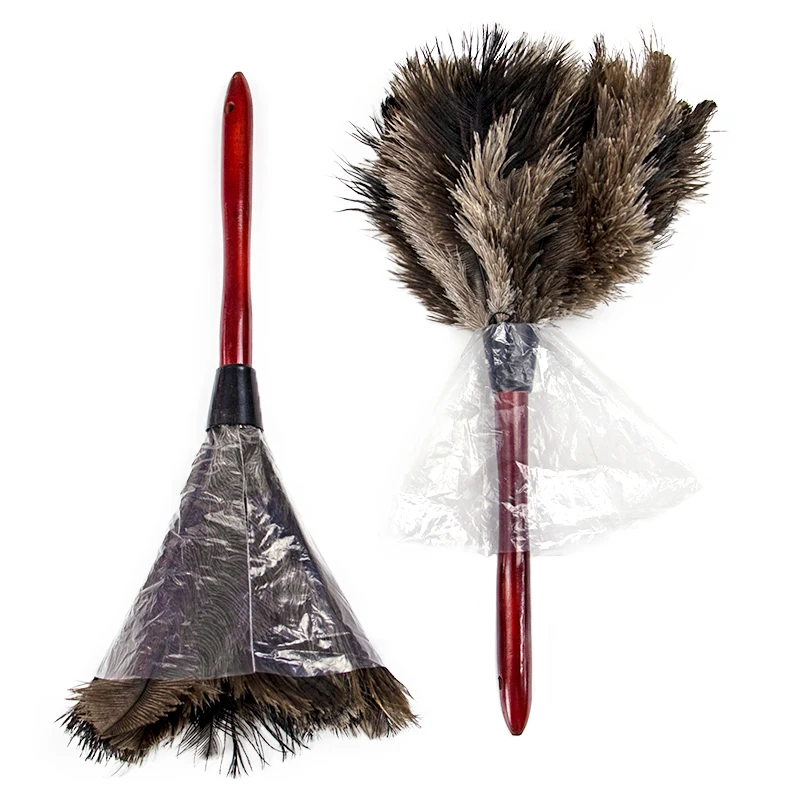 Feather Dusters Ostrich Feathers With Wood Handle For Household Cleaning