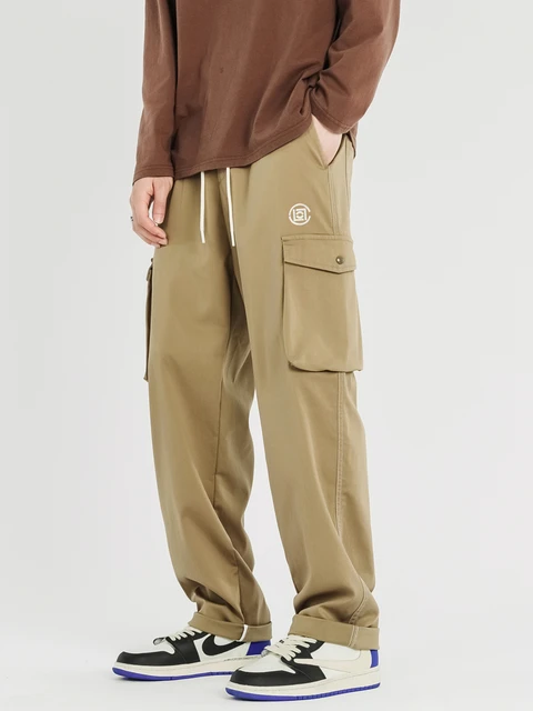 Autumn Comfort Cotton Cargo Pants for Men.