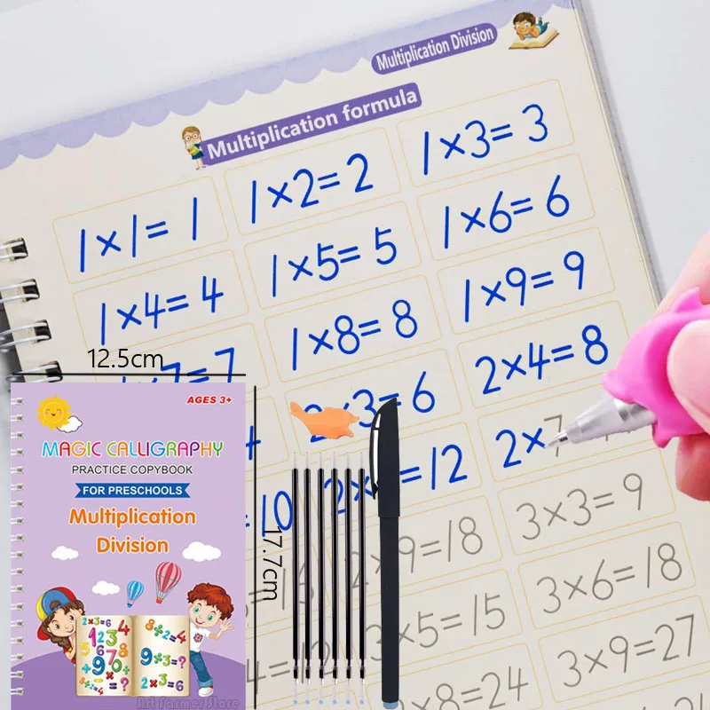 Reusable 3D Math & English Book 3