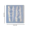 3D Nail Art Silicone Carved Mold Acrylic Nail Art Tools Nail Art Decor Mold Nail Art Template Mould Resin Jewelry Molds 6