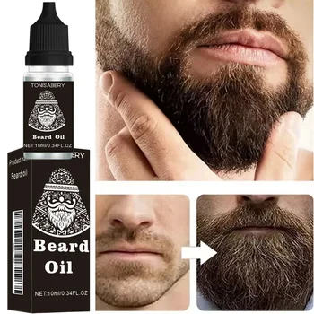 High Quality Fast Beard Growth Serum For Men Promote Beard Regrowth Thicker Longer Fuller Anti Hair Loss Essential Oil Hair Care 1