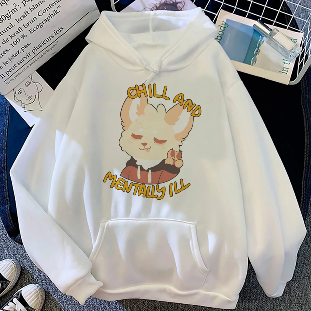 

Furry hoodies women y2k aesthetic harajuku anime sweat y2k Hooded Shirt Pullover female Kawaii Hooded Shirt