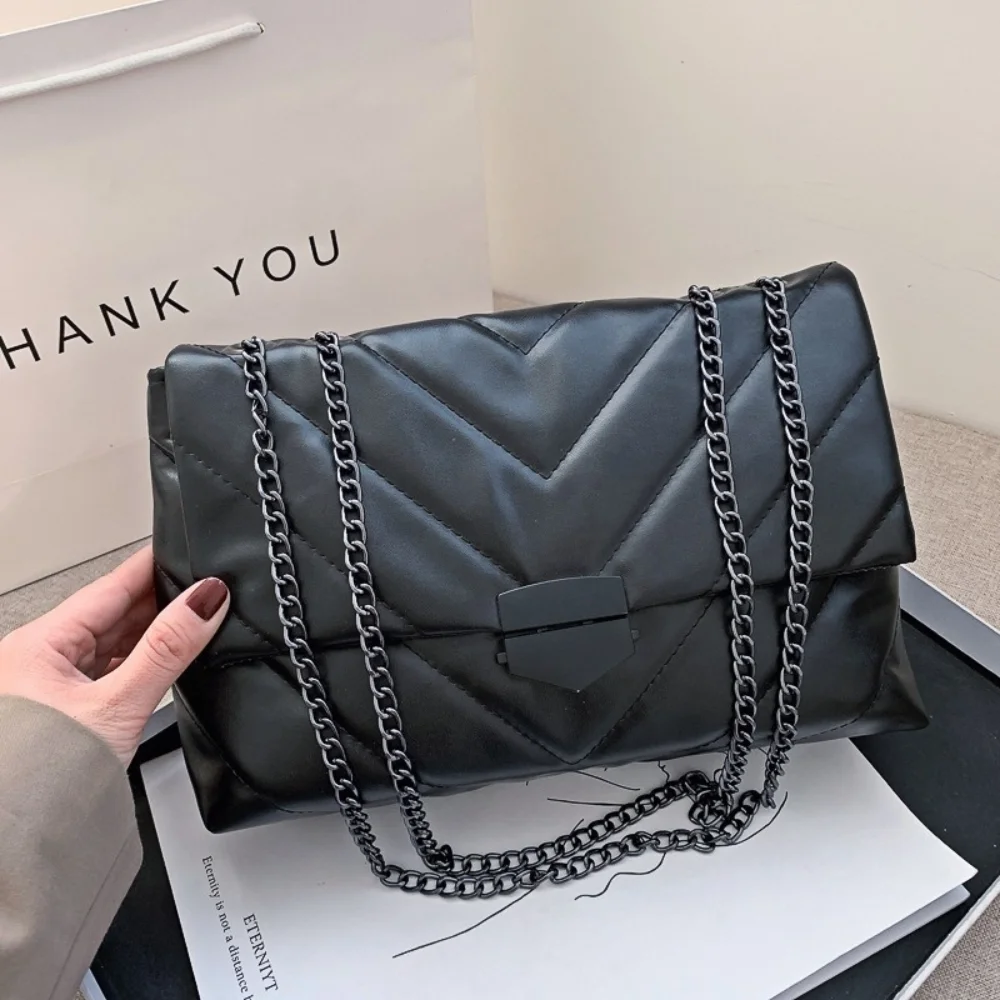 2023 New Casual Chain Crossbody Bags For Women Fashion Simple Shoulder Bag  Ladies Designer Handbags PU Leather Messenger Bags - AliExpress