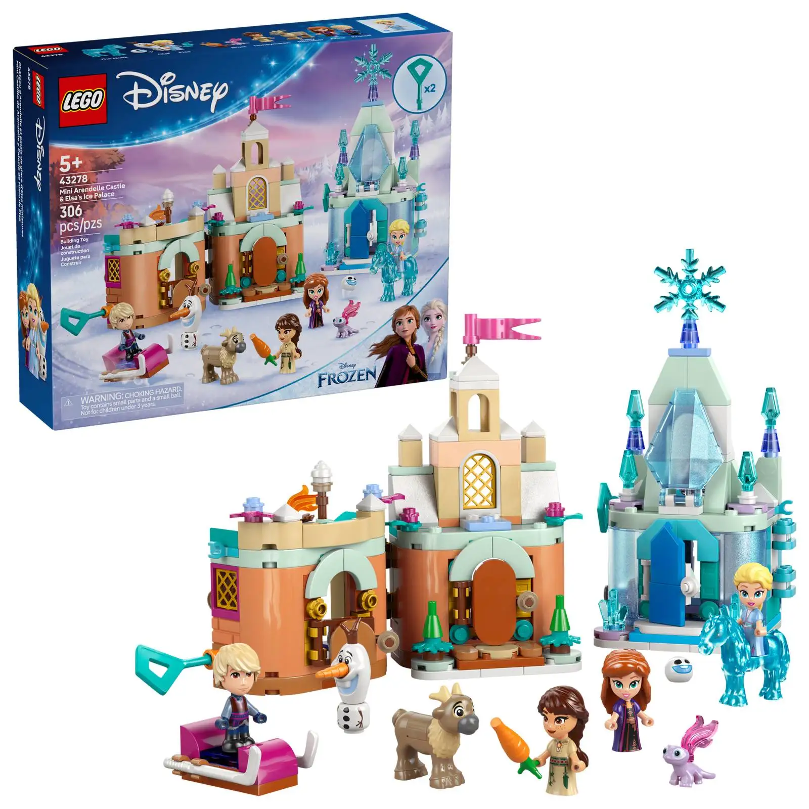 LEGO Disney La Reine des Neiges 43278 - Château & Palais de Glace
