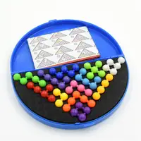 Classic Puzzle Pyramid Plate 174 Challenges  IQ Pearl Logical Mind Game Brain Teaser Beads for Children Educational  Toys 1