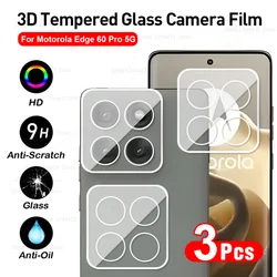 Premium Edge60Pro Camera Glass Protection - 3 Pack Tempered Glass Lens Film Cover - Edge 60P 4G(CN) (3 PCS Camera Glass)