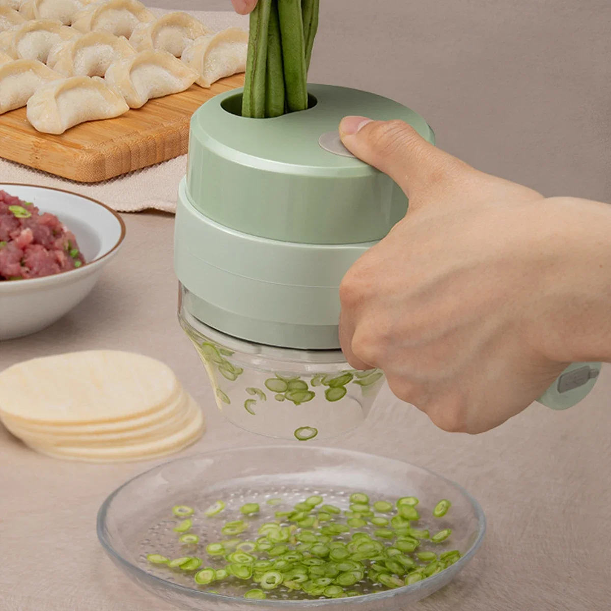 4 in 1 Handheld Electric Vegetable Cutter 1