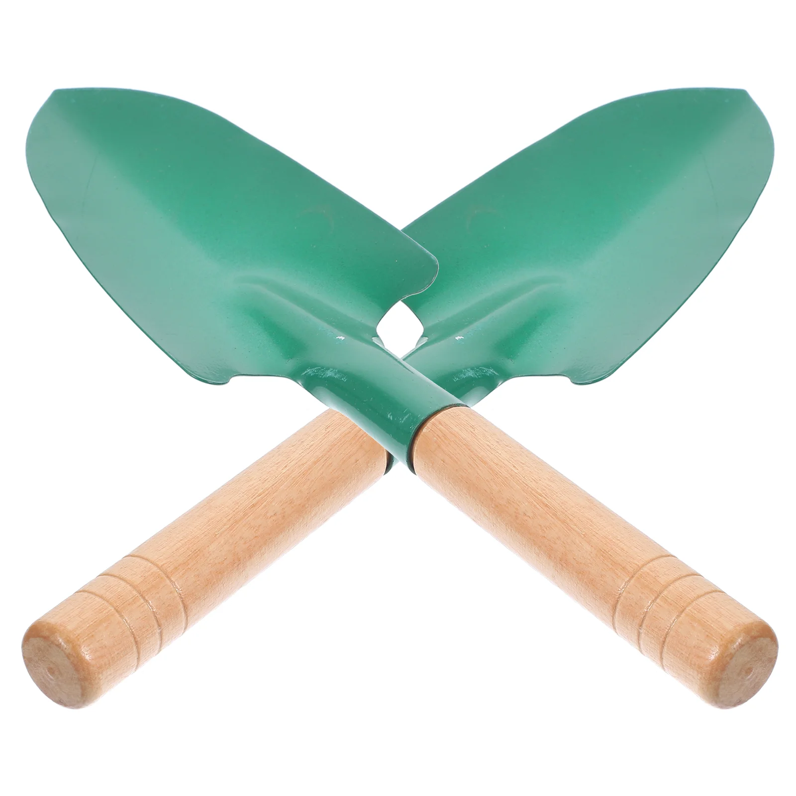 Metal Handheld Trowel Homegrown Gardening Tool Flowerpot Break Spade Scoop for Garden Plant 2Pcs