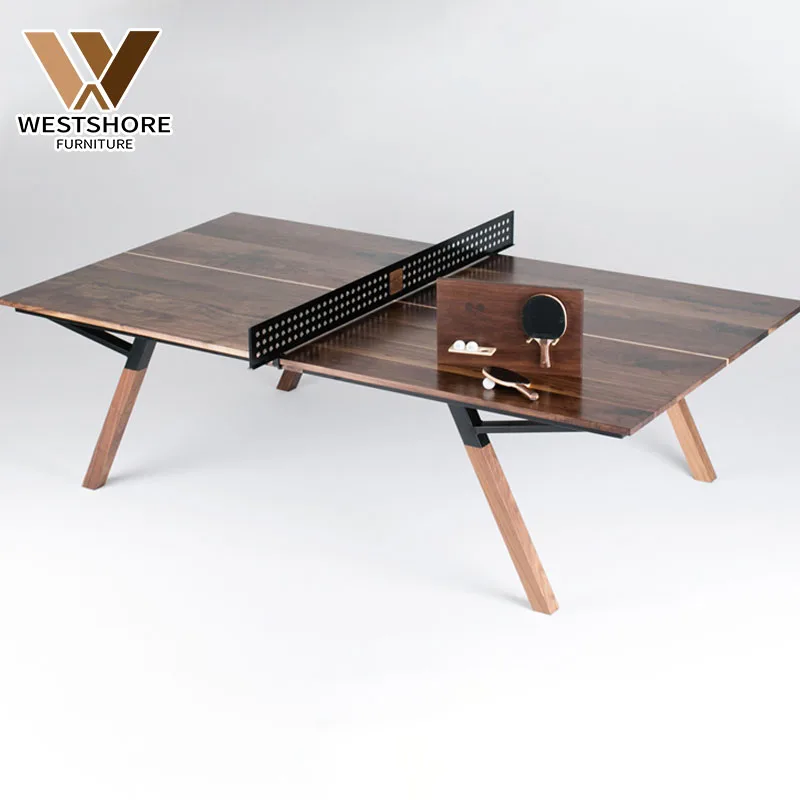 

Gorgeous Ping Pong Table Is Solid Black Walnut And Dining Conference Table