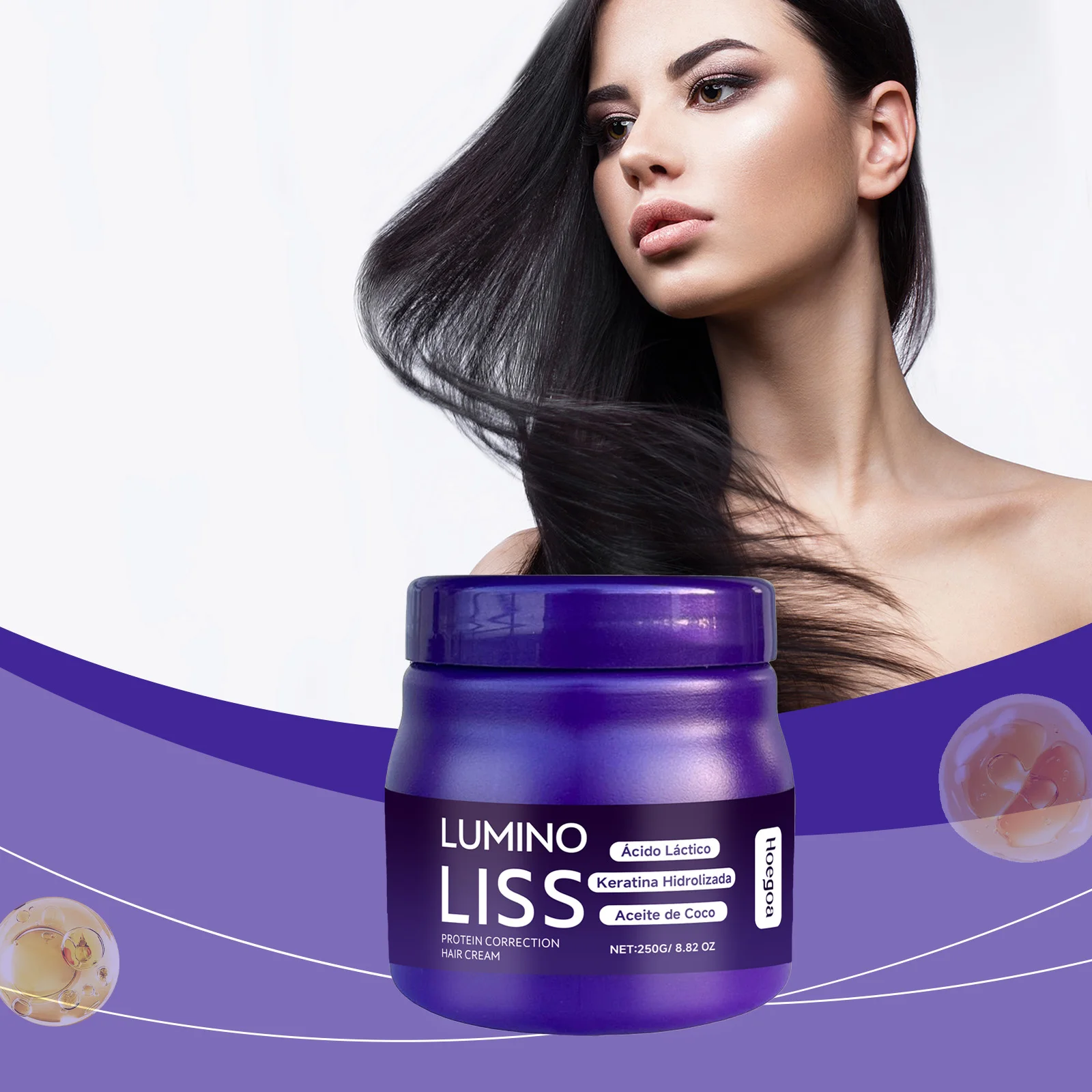 Protein Correction Hair Cream Improve Frizz Deep Nourishment Reduce Forking Moisturizing Perm Repair Hair Straightening Ointment