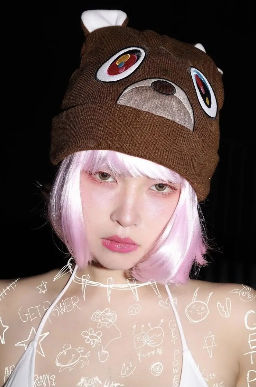 Knit Embroidered Wool Hat for Men and Women