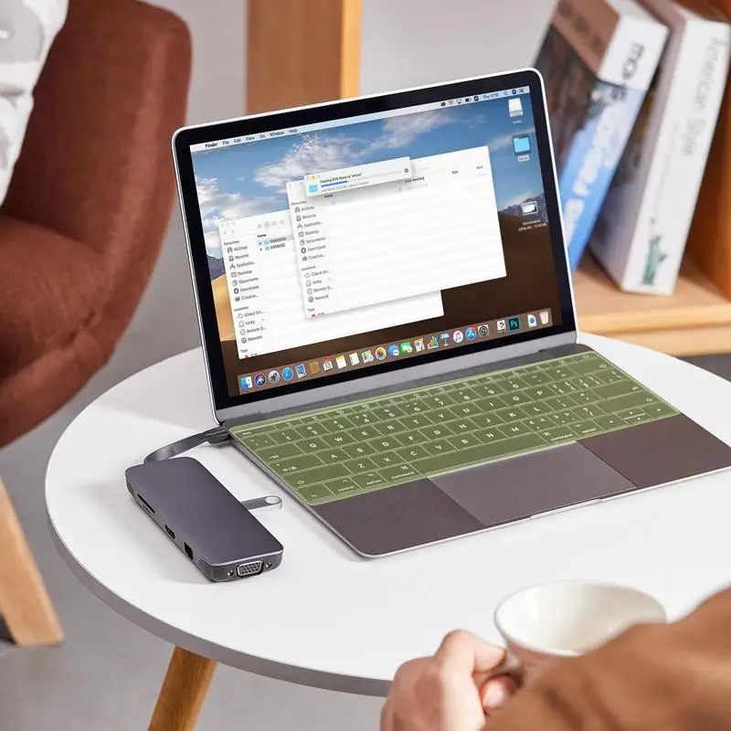 Keyboard Cover Silicone Dust Covers For 12-14inch Laptop Keyboard Waterproof For Daily Use Ultra-Thin Design Fits A Keypad With