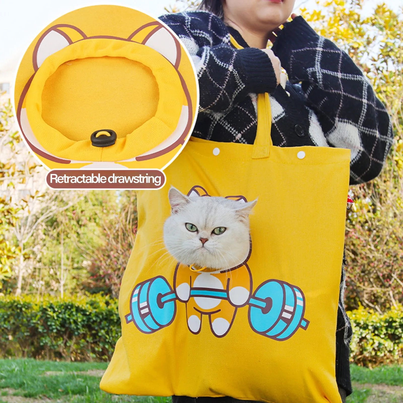 

Pet Cat Cute Shoulder Bag Transporter Bag for Cats Creative Kitten Carrier Moving Backpack Pets Carriers and Travel Products