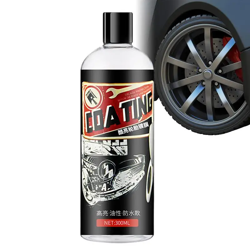 

300ml Tire Coating Agent Automotive Shine Tire Protectant Restores Color And Luster Car Detailing Supplies For Cars Trucks SUVs